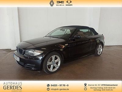 Gebraucht BMW 120 Cabriolet Advantage 170 PS (125 kW) 2009 Schwarz Cabrio