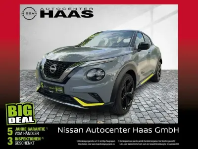 Gebraucht Nissan Juke 114 PS (83 kW) 2022 Ceramic grey p/black m (metallic) SUV