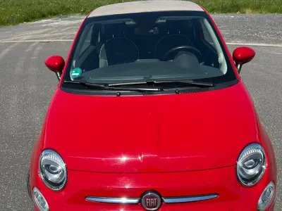 Używany Fiat 500C Lounge 69 KM (50 kW) 2016 Czerwony Kabriolet