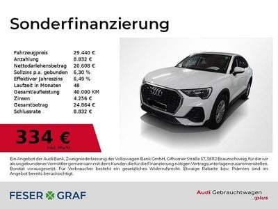 Gebraucht Audi Q3 Sportback Business 150 PS (110 kW) 2022 Weiß SUV