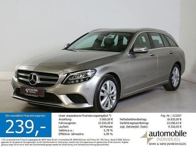 Usata Mercedes C200 Avantgarde 197 CV (144 kW) 2019 Argento Station wagon