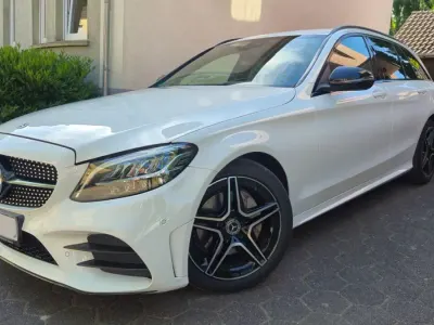 Gebraucht Mercedes C200 AMG 160 PS (117 kW) 2019 Weiß Kombi