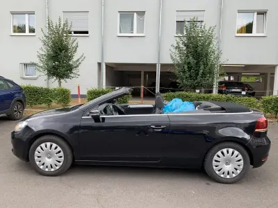 Gebraucht VW Golf Cabriolet 105 PS (77 kW) 2012 Schwarz Cabrio