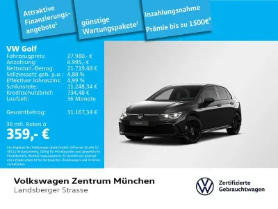 Gebraucht VW Golf VIII R-line 150 PS (110 kW) 2024 Schwarz Limousine