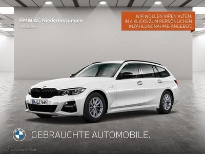 Gebraucht BMW 330e Sport Line 292 PS (214 kW) 2021 Weiß Kombi