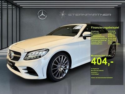 Gebraucht Mercedes C180 AMG 156 PS (114 kW) 2022 Weiß Cabrio