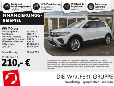 Gebraucht VW T-Cross Goal 95 PS (69 kW) 2025 Pure white SUV