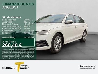 Weiß Gebraucht 2020 Skoda Octavia First Edition Kombi | 19.980 € (Fairer Preis)