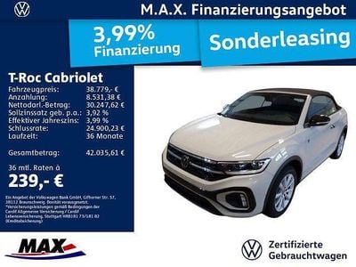 Gebraucht VW T-Roc Cabriolet Karmann 150 PS (110 kW) 2025 Grau Cabrio
