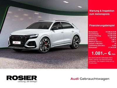 Gletscherweiß metallic Gebraucht 2023 Audi RS Q8 Ambiente SUV | 103.890 € (Guter Preis)