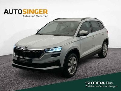 Gebraucht Skoda Karoq Selection 150 PS (110 kW) 2025 Moonweiss metallic SUV