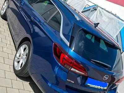 Gebraucht Opel Astra Elegance 122 PS (89 kW) 2020 Blau Kombi