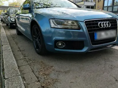 Usata Audi A5 S-Line 265 CV (194 kW) 2009 Blu Coupé