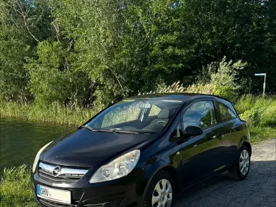 Gebraucht Opel Corsa Edition 60 PS (44 kW) 2008 Schwarz Kleinwagen