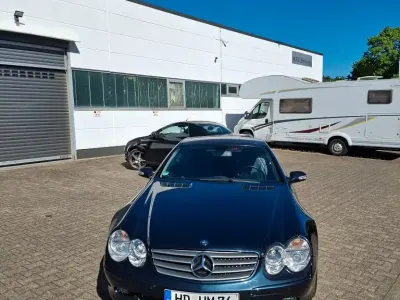 Gebraucht Mercedes SL350 245 PS (180 kW) 2003 Schwarz Cabrio