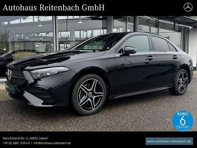 lack kosmosschwarz Gebraucht 2025 Mercedes A250 AMG Limousine | 40.369 € (Teuer)
