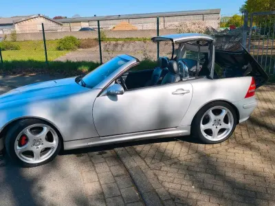 Gebraucht Mercedes SLK200 163 PS (119 kW) 2000 Silber Cabrio