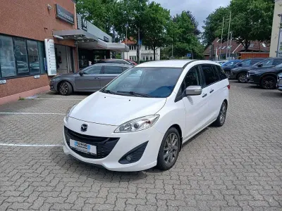 Gebraucht Mazda 5 Sendo 150 PS (110 kW) 2015 Arachneweiß metallic Van / Kleinbus