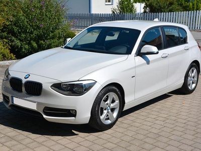 Gebraucht BMW 116 Efficient Dynamics 116 PS (85 kW) 2014 Weiß Kleinwagen