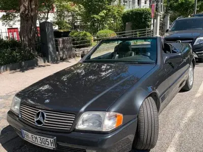 Gebraucht Mercedes SL320 231 PS (169 kW) 1994 Schwarz Cabrio