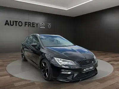 Usata Seat Leon ST FR 116 CV (85 kW) 2017 Nero Station wagon