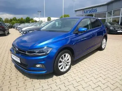 Gebraucht VW Polo Highline 95 PS (69 kW) 2021 Blau Kleinwagen
