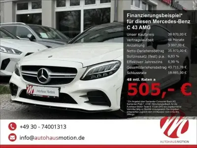 Używany Mercedes C43 AMG AMG 390 KM (286 kW) 2019 Biały Coupe
