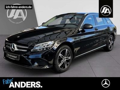 Usata Mercedes C220 Avantgarde 194 CV (142 kW) 2020 Nero Station wagon