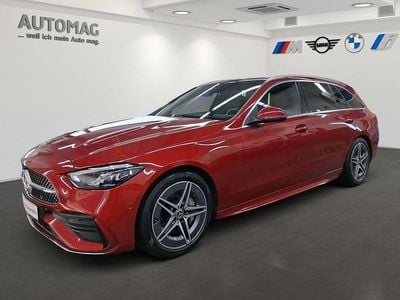 Usata Mercedes C220 AMG line 220 CV (161 kW) 2021 Rosso Berlina
