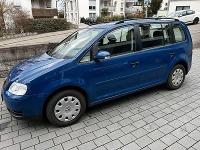 Gebraucht VW Touran Conceptline 102 PS (75 kW) 2005 Blau Van / Kleinbus