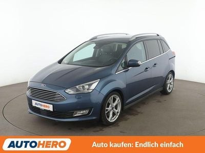 Blau Gebraucht 2019 Ford Grand C-Max Titanium Van / Kleinbus | 16.900 € (Etwas zu teuer)