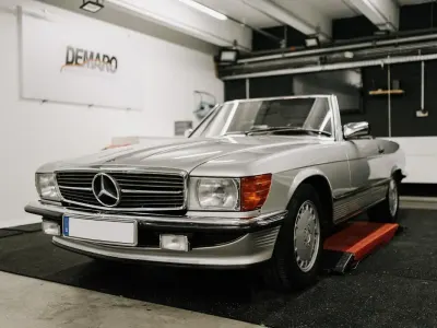 Usata Mercedes SL300 1987 Argento Cabrio