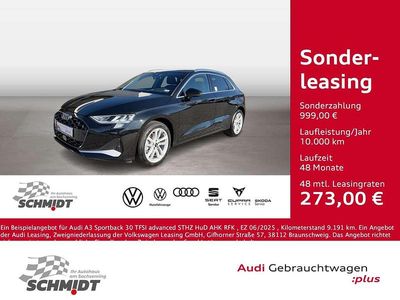 Gebraucht Audi A3 Advanced 116 PS (85 kW) 2025 Schwarz Limousine