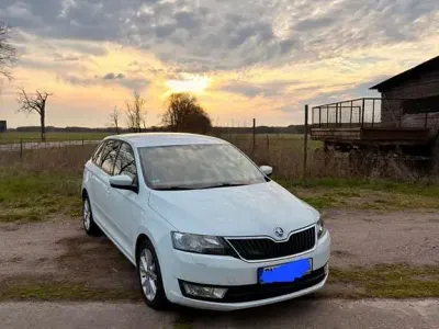 Gebraucht Skoda Rapid Joy 90 PS (66 kW) 2016 Weiß Kleinwagen