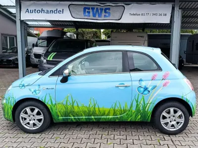 Gebraucht Fiat 500 Pop Star 70 PS (51 kW) 2014 Esterno (azzurro cappellini) Kleinwagen