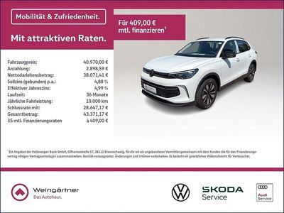 Weiß Gebraucht 2025 VW Tiguan Goal SUV | 40.970 € (Etwas zu teuer)