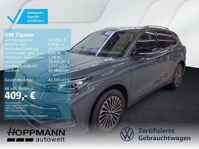Delfingrau metallic Gebraucht 2025 VW Tiguan Goal SUV | 34.990 € (Guter Preis)
