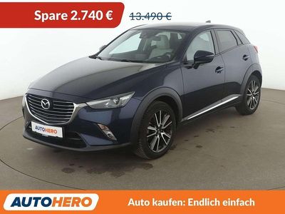 Second-hand Mazda CX-3 Sports-Line 105 CP (77 kW) 2016 Albastru SUV