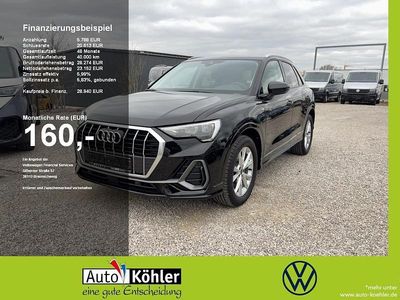 Gebraucht Audi Q3 S-Line 150 PS (110 kW) 2023 Mythosschwarz SUV