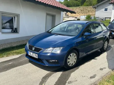 Używany Seat Leon ST Reference 110 KM (80 kW) 2017 Niebieski Kombi