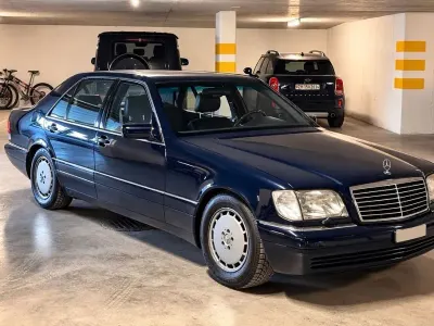 Używany Mercedes S600 394 KM (289 kW) 1995 Niebieski Sedan/Limuzyna
