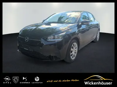 Gebraucht Opel Corsa-e Edition 100 kW (136 PS) 2023 Diamant schwarz/karbon schwarz Kleinwagen