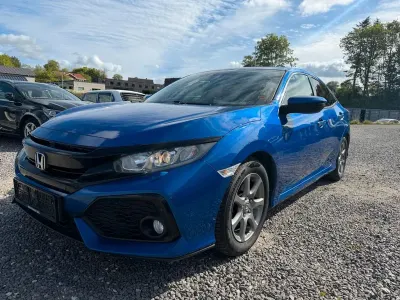 Brugt Honda Civic Elegance 120 HK (88 kW) 2018 Blå Sedan