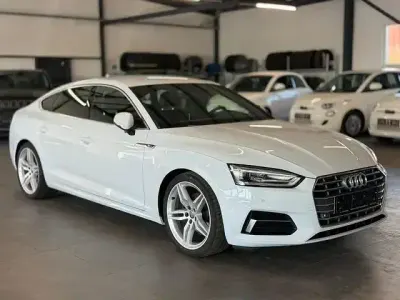 Brugt Audi A5 S-line plus 190 HK (139 kW) 2019 Hvid Coupe