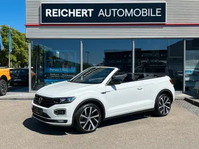Gebraucht VW T-Roc Cabriolet Style 150 PS (110 kW) 2021 Weiß Cabrio