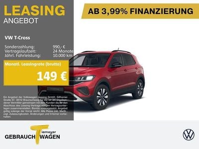 Gebraucht VW T-Cross Goal 95 PS (69 kW) 2024 Rot SUV