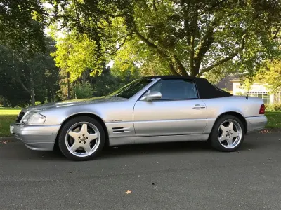 Brugt Mercedes SL320 Edition 224 HK (164 kW) 2001 Sølv Cabriolet