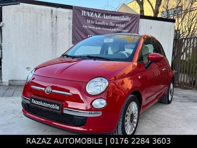 Begagnad Fiat 500 Lounge 69 HK (50 kW) 2012 Röd Halvkombi