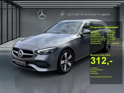 Gebraucht Mercedes C200 Avantgarde 204 PS (150 kW) 2022 Metalliclack selenitgrau Kombi