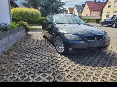 Brugt BMW 318 129 HK (94 kW) 2007 Sort Stationcar